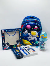Space Theme 3-in-1 School Set – Backpack, Water Bottle & Stationery Kit Combo for KIds boy